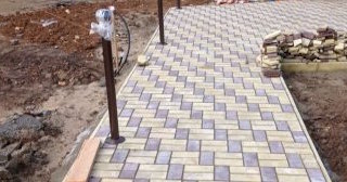Укладка тротуарной плитки под ключ в Изобильном в октябре