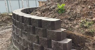 Установка подпорной стенки в Изобильном в октябре